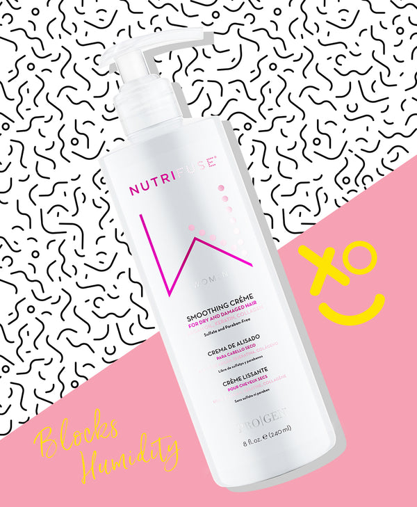 Nutrifuse smoothing creme helps block humidity and frizziness